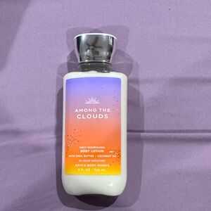 Bath & Body Works Among the Clouds Lotion - Purple and Orange